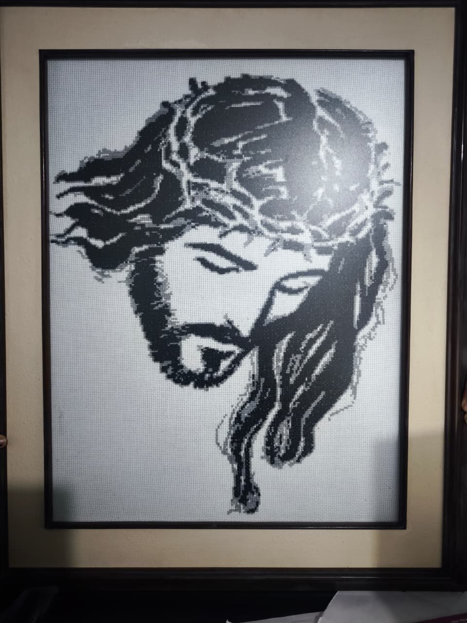 Retrato enmarcado de Jesucristo